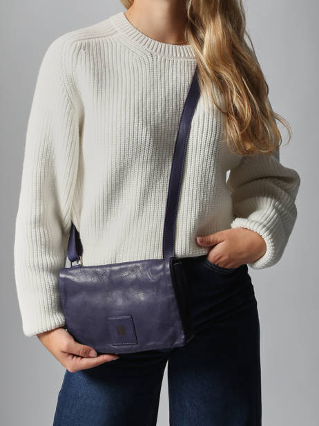 Cross Body Tas Heritage Leder Biba Rood heritage BT33 ander zicht 1